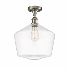 Innovations Cindyrella 1-LT Semi-Flush Mount - Brushed Nickel - 516-1C-SN-G652-12 Innovations Cindyrella 1-LT Semi-Flush Mount - Brushed Nickel - 516-1C-SN-G652-12