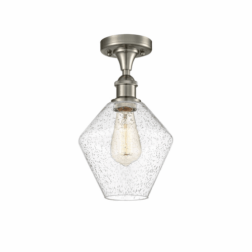 Innovations Cindyrella 1-LT Semi-Flush Mount - Brushed Nickel - 516-1C-SN-G654-8