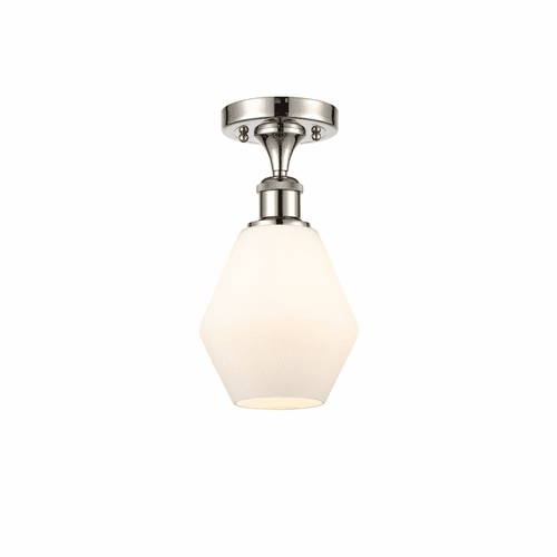 Innovations Cindyrella 1-LT Semi-Flush Mount - Polished Nickel - 516-1C-PN-G651-6