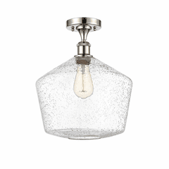 Innovations Cindyrella 1-LT Semi-Flush Mount - Polished Nickel - 516-1C-PN-G654-12