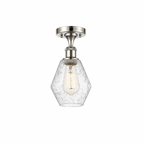 Innovations Cindyrella 1-LT Semi-Flush Mount - Polished Nickel - 516-1C-PN-G654-6