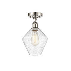 Innovations Cindyrella 1-LT Semi-Flush Mount - Polished Nickel - 516-1C-PN-G654-8