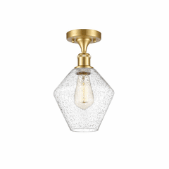 Innovations Cindyrella 1-LT Semi-Flush Mount - Satin Gold - 516-1C-SG-G654-8