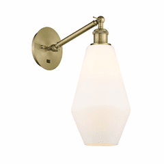 Innovations Cindyrella 1-LT Wall Sconce - Antique Brass - 317-1W-AB-G651-7