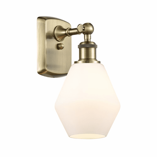 Innovations Cindyrella 1-LT Wall Sconce - Antique Brass - 516-1W-AB-G651-6