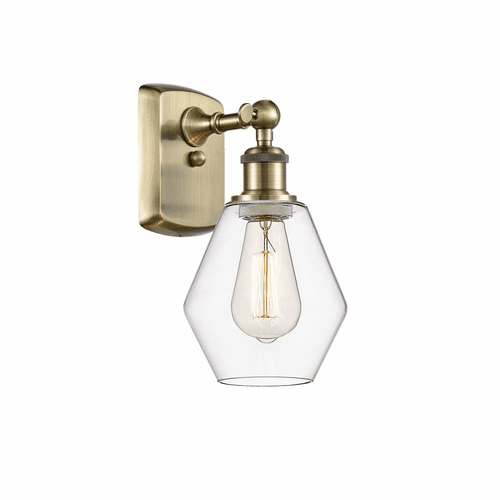 Innovations Cindyrella 1-LT Wall Sconce - Antique Brass - 516-1W-AB-G652-6