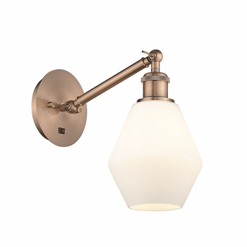 Innovations Cindyrella 1-LT Wall Sconce - Antique Copper - 317-1W-AC-G651-6