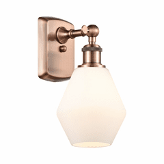 Innovations Cindyrella 1-LT Wall Sconce - Antique Copper - 516-1W-AC-G651-6