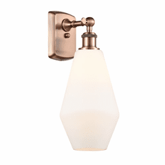 Innovations Cindyrella 1-LT Wall Sconce - Antique Copper - 516-1W-AC-G651-7