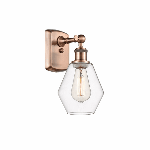 Innovations Cindyrella 1-LT Wall Sconce - Antique Copper - 516-1W-AC-G652-6
