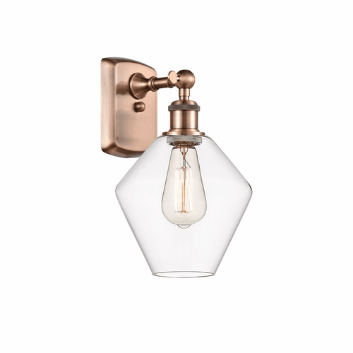 Innovations Cindyrella 1-LT Wall Sconce - Antique Copper - 516-1W-AC-G652-8