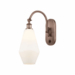 Innovations Cindyrella 1-LT Wall Sconce - Antique Copper - 518-1W-AC-G651-7