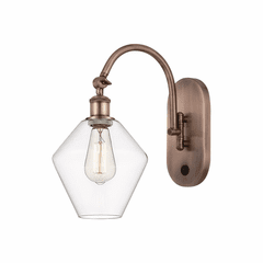 Innovations Cindyrella 1-LT Wall Sconce - Antique Copper - 518-1W-AC-G652-8