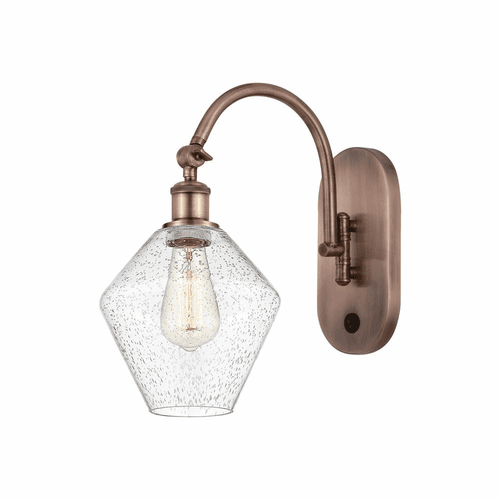 Innovations Cindyrella 1-LT Wall Sconce - Antique Copper - 518-1W-AC-G654-8