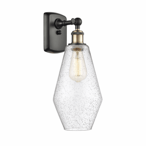 Innovations Cindyrella 1-LT Wall Sconce - Black Antique Brass - 516-1W-BAB-G654-7