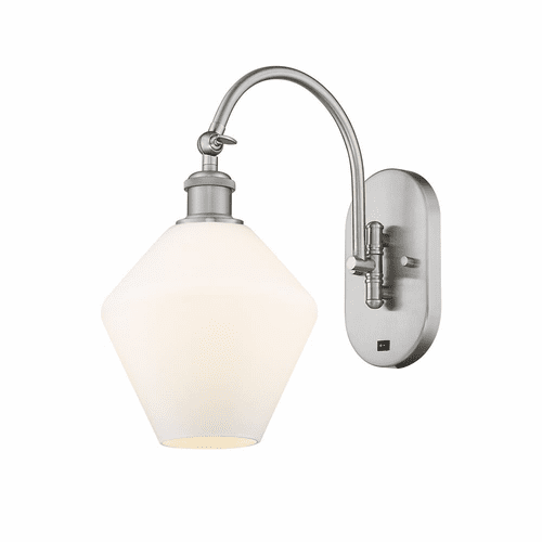 Innovations Cindyrella 1-LT Wall Sconce - Brushed Satin Nickel - 518-1W-SN-G651-8