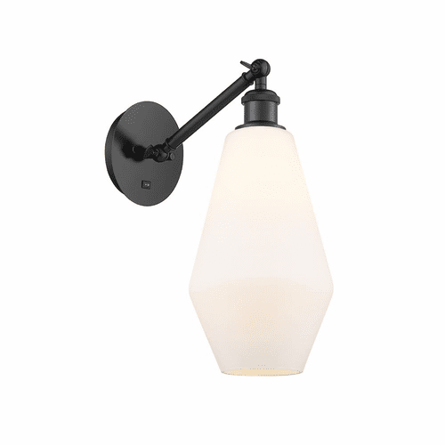 Innovations Cindyrella 1-LT Wall Sconce - Matte Black - 317-1W-BK-G651-7