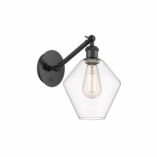Innovations Cindyrella 1-LT Wall Sconce - Matte Black - 317-1W-BK-G652-8