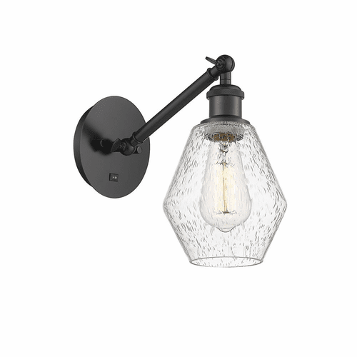 Innovations Cindyrella 1-LT Wall Sconce - Matte Black - 317-1W-BK-G654-6