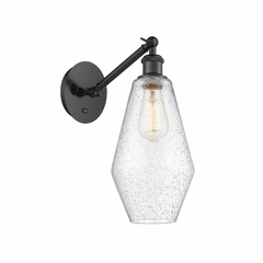 Innovations Cindyrella 1-LT Wall Sconce - Matte Black - 317-1W-BK-G654-7