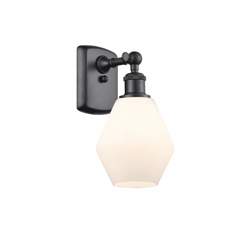 Innovations Cindyrella 1-LT Wall Sconce - Matte Black - 516-1W-BK-G651-6