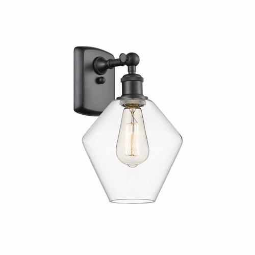 Innovations Cindyrella 1-LT Wall Sconce - Matte Black - 516-1W-BK-G652-8