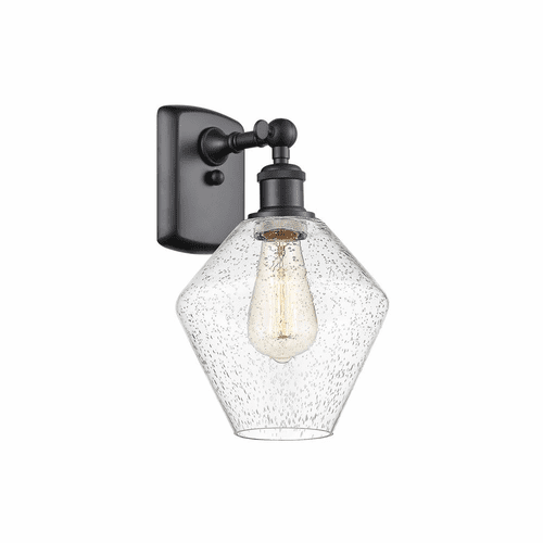 Innovations Cindyrella 1-LT Wall Sconce - Matte Black - 516-1W-BK-G654-8