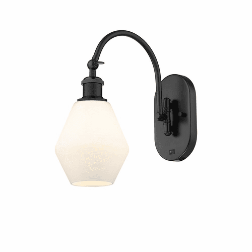 Innovations Cindyrella 1-LT Wall Sconce - Matte Black - 518-1W-BK-G651-6