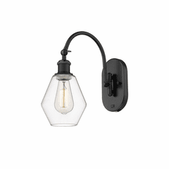 Innovations Cindyrella 1-LT Wall Sconce - Matte Black - 518-1W-BK-G652-6