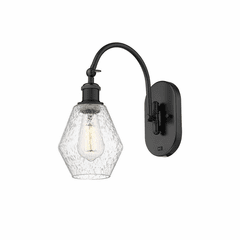 Innovations Cindyrella 1-LT Wall Sconce - Matte Black - 518-1W-BK-G654-6