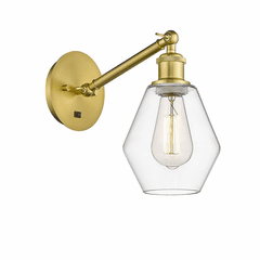 Innovations Cindyrella 1-LT Wall Sconce - Satin Gold - 317-1W-SG-G652-6