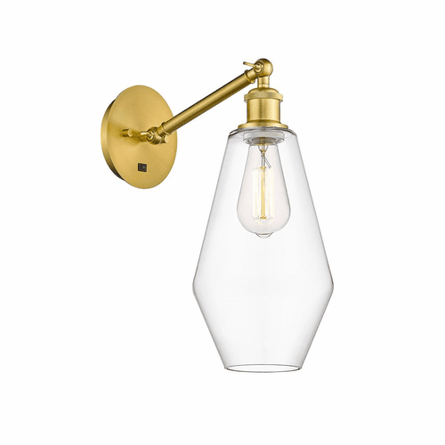 Innovations Cindyrella 1-LT Wall Sconce - Satin Gold - 317-1W-SG-G652-7
