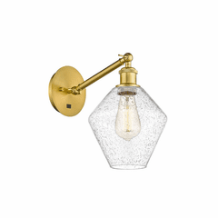 Innovations Cindyrella 1-LT Wall Sconce - Satin Gold - 317-1W-SG-G654-8