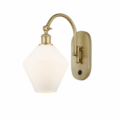 Innovations Cindyrella 1-LT Wall Sconce - Satin Gold - 518-1W-SG-G651-8