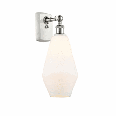 Innovations Cindyrella 1-LT Wall Sconce - White and Chrome - 516-1W-WPC-G651-7
