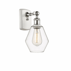 Innovations Cindyrella 1-LT Wall Sconce - White and Chrome - 516-1W-WPC-G652-6