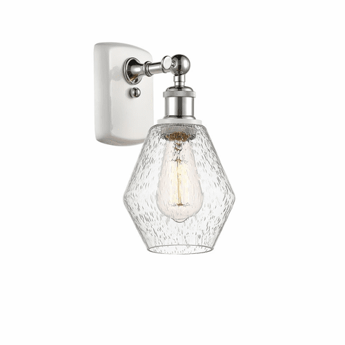 Innovations Cindyrella 1-LT Wall Sconce - White and Chrome - 516-1W-WPC-G654-6