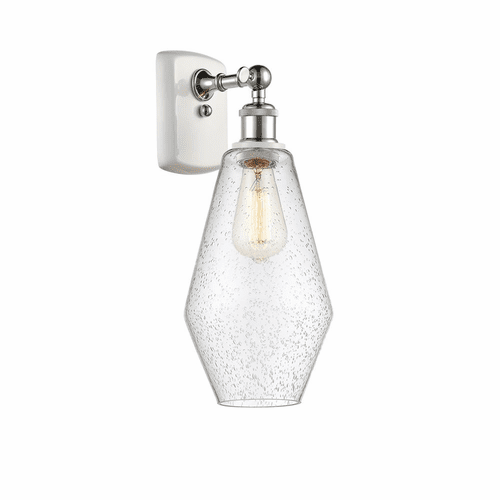 Innovations Cindyrella 1-LT Wall Sconce - White and Chrome - 516-1W-WPC-G654-7