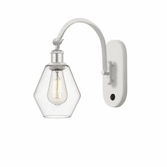 Innovations Cindyrella 1-LT Wall Sconce - White and Chrome - 518-1W-WPC-G652-6