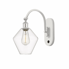 Innovations Cindyrella 1-LT Wall Sconce - White and Chrome - 518-1W-WPC-G652-8