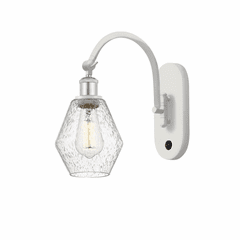 Innovations Cindyrella 1-LT Wall Sconce - White and Chrome - 518-1W-WPC-G654-6