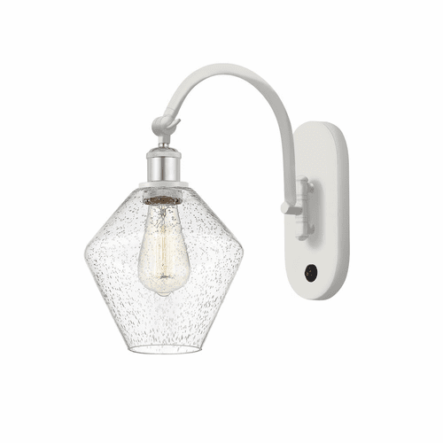 Innovations Cindyrella 1-LT Wall Sconce - White and Chrome - 518-1W-WPC-G654-8