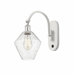 Innovations Cindyrella 1-LT Wall Sconce - White and Chrome - 518-1W-WPC-G654-8