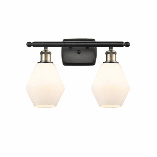 Innovations Cindyrella 2-LT Bath Vanity Light - Black Brass - 516-2W-BAB-G651-6
