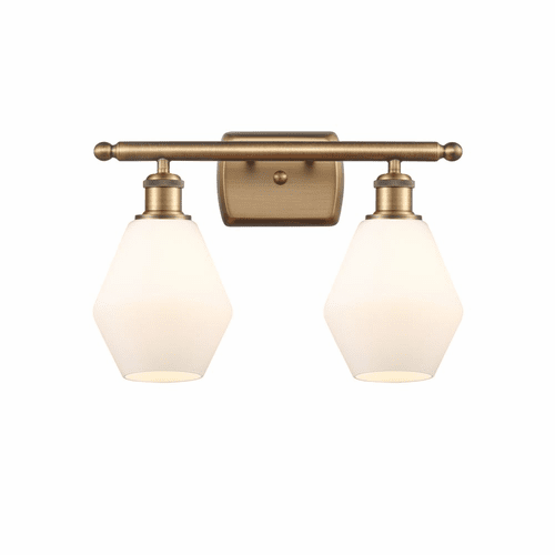 Innovations Cindyrella 2-LT Bath Vanity Light - Brushed Brass - 516-2W-BB-G651-6