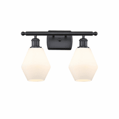 Innovations Cindyrella 2-LT Bath Vanity Light - Matte Black - 516-2W-BK-G651-6