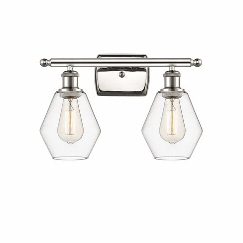 Innovations Cindyrella 2-LT Bath Vanity Light - Polished Nickel - 516-2W-PN-G652-6