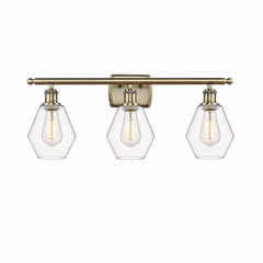Innovations Cindyrella 3-LT Bath Vanity Light - Antique Brass - 516-3W-AB-G652-6