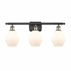 Innovations Cindyrella 3-LT Bath Vanity Light - Black Brass - 516-3W-BAB-G651-6