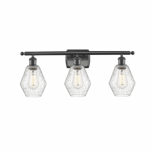 Innovations Cindyrella 3-LT Bath Vanity Light - Matte Black - 516-3W-BK-G654-6